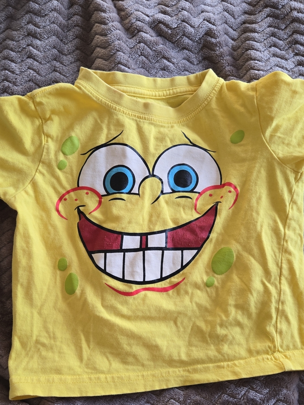 SpongeBob Squarepants Yellow Smile Face Tee